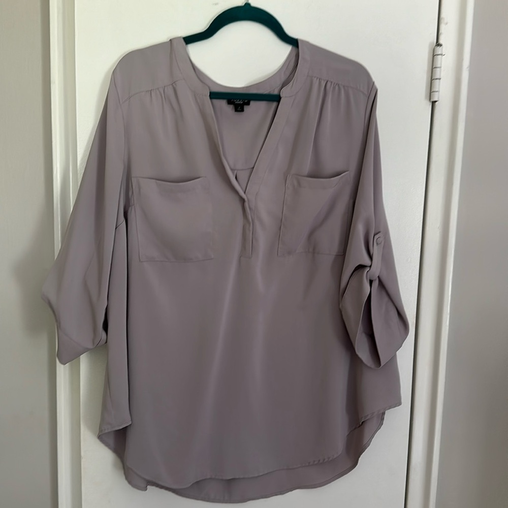 Harper Georgette Pullover 3/4 Sleeve Blouse
